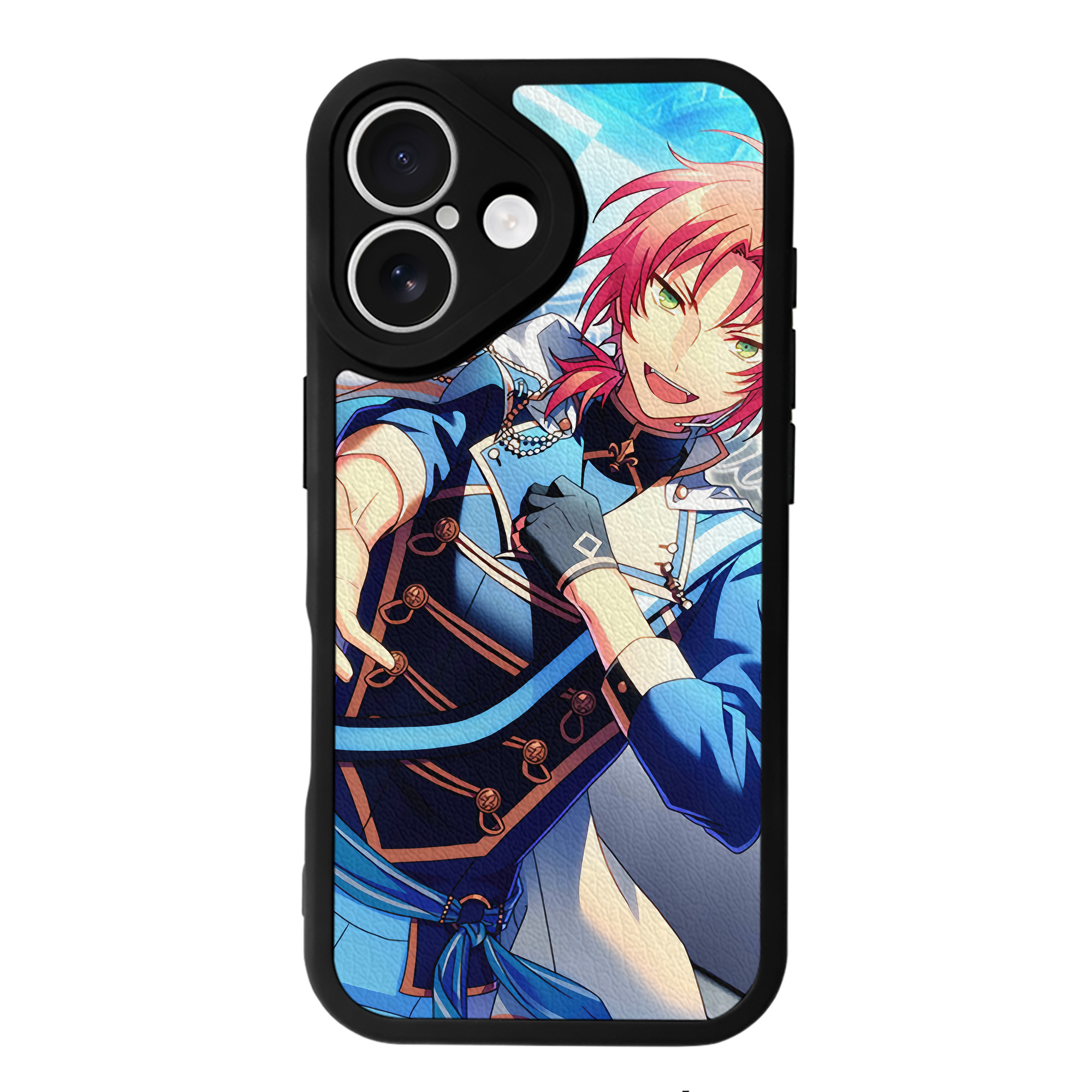 （画像用） あんさんぶるスターズ! Ensemble Stars 【iPhone 16シリーズ対応】シリコンスマホケース（レザー調） 材質：シリコン
